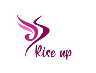 Projekt graficzny logo dla firmy online Rise Up